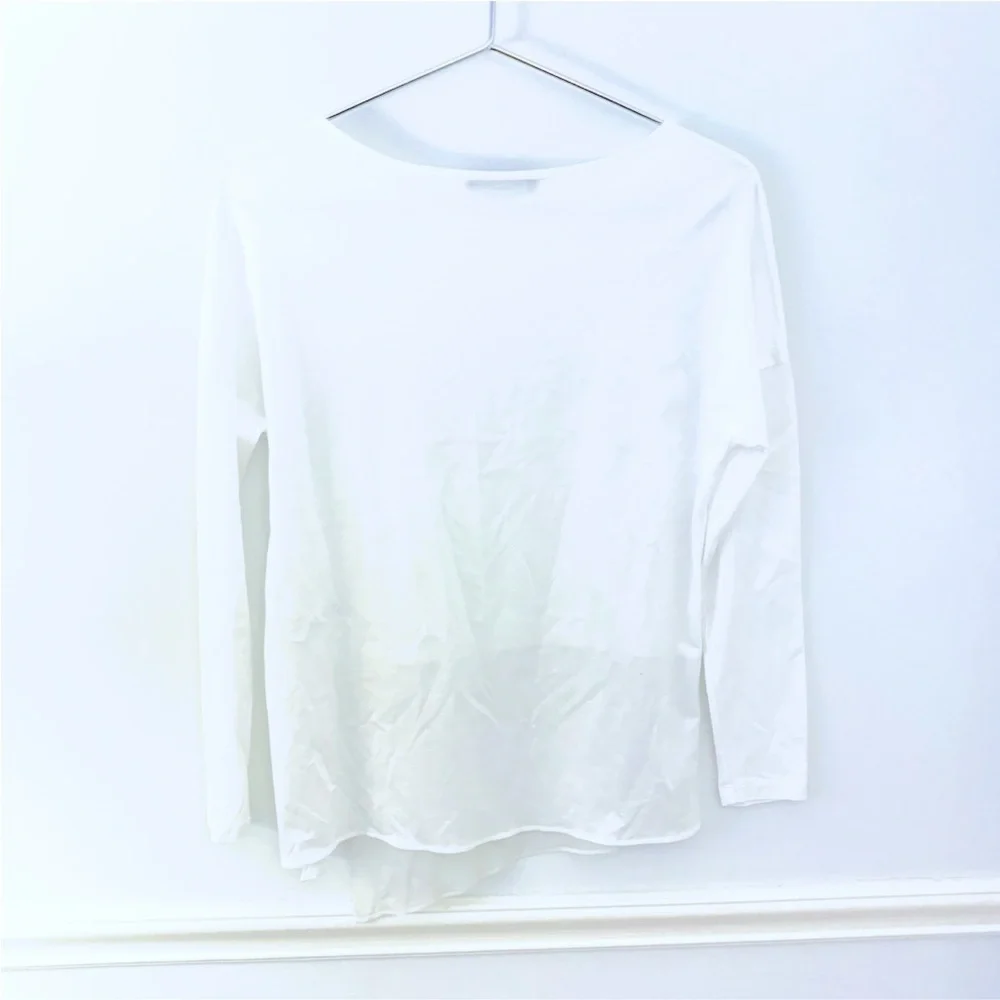 FABIANA FILIPPI Elegant White Cotton Knit Top - Picture 3 of 5